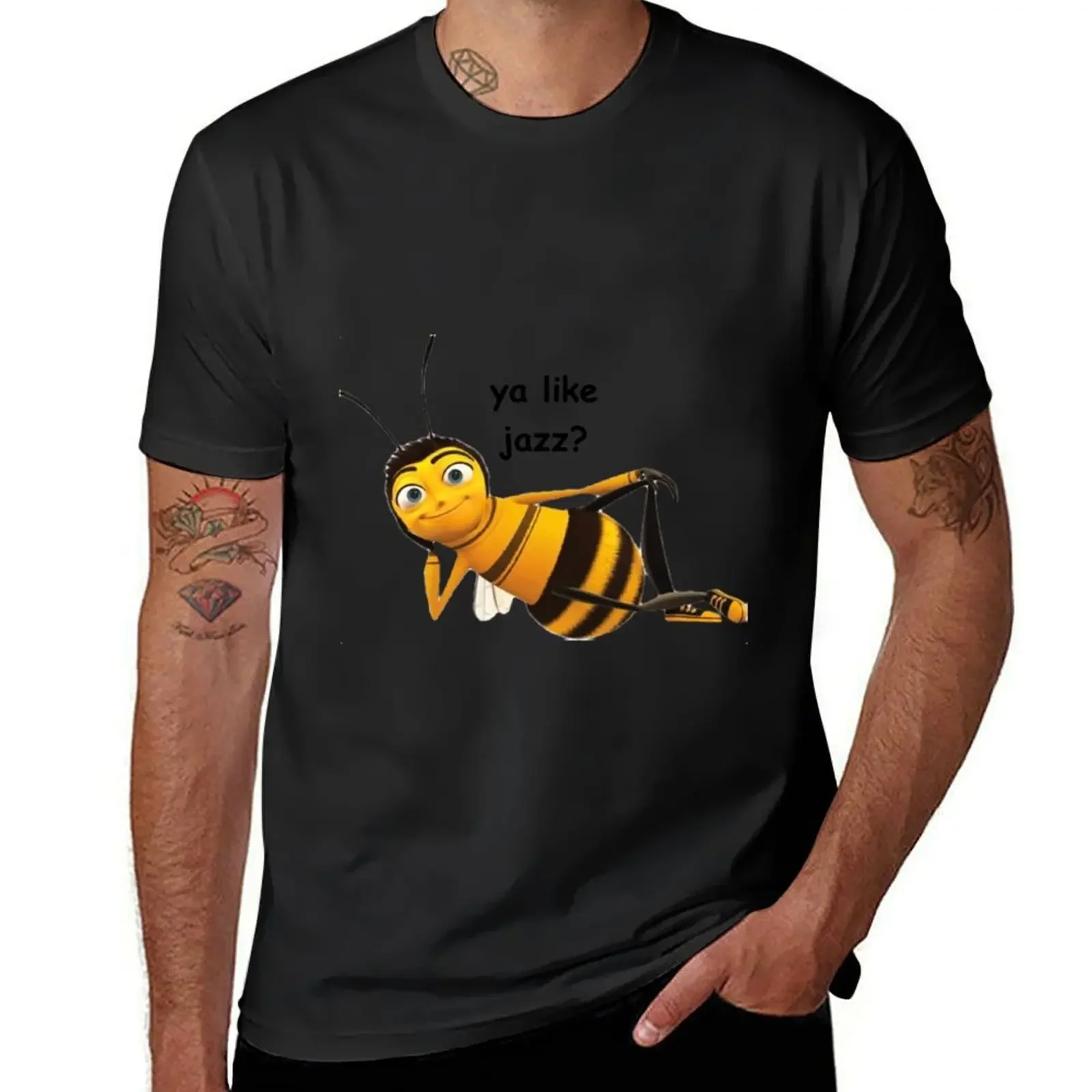 

Bee Movie - Ya Like Jazz T-Shirt cotton graphic tees hippie clothes Men's t-shirts