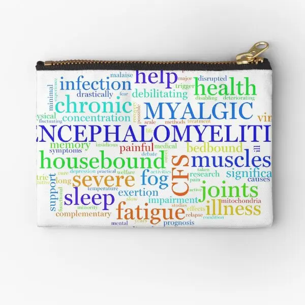 

Me Cfs Wordcloud Colour1 Zipper Pouches Key Socks Women Bag Men Cosmetic Wallet Panties Coin Small Storage Pure Packaging