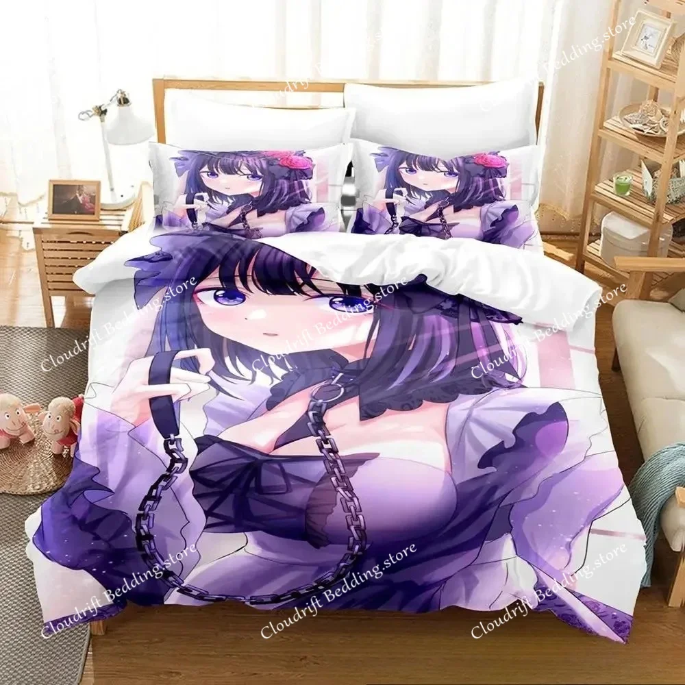 

Anime My Dress-Up Darling Bedding Set Single Twin Full Queen King Size Bed Set Adult Kid Bedroom Duvet Cover Sets Home Textiles