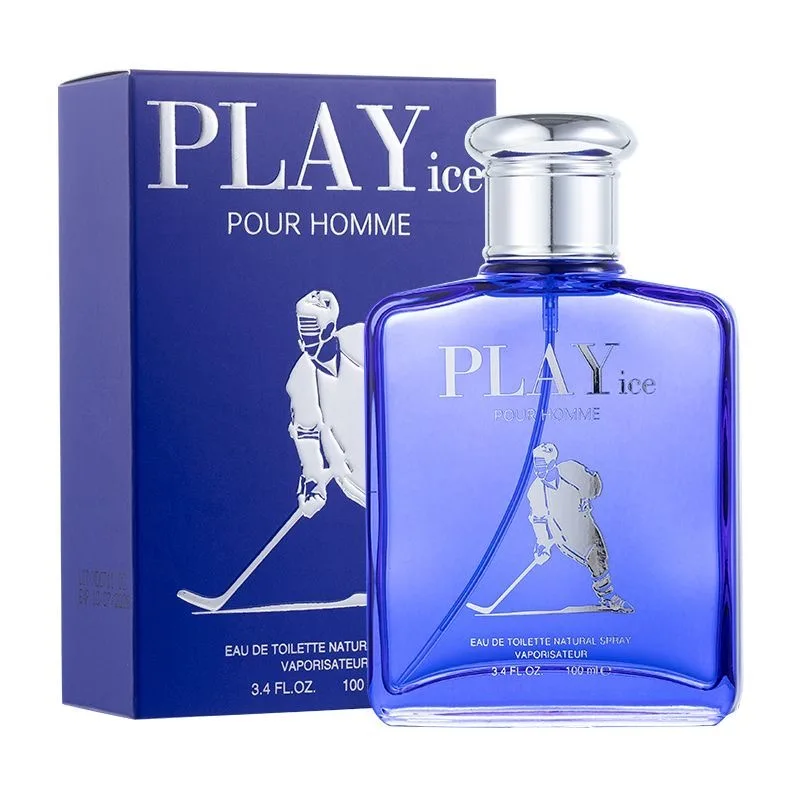 100ml Luxury Style Men Perfume Blue Black Bottle Long Lasting Ocean Woody Cologne Spray EDT Male Fragrance for Gym Office Daily Wear - view 2