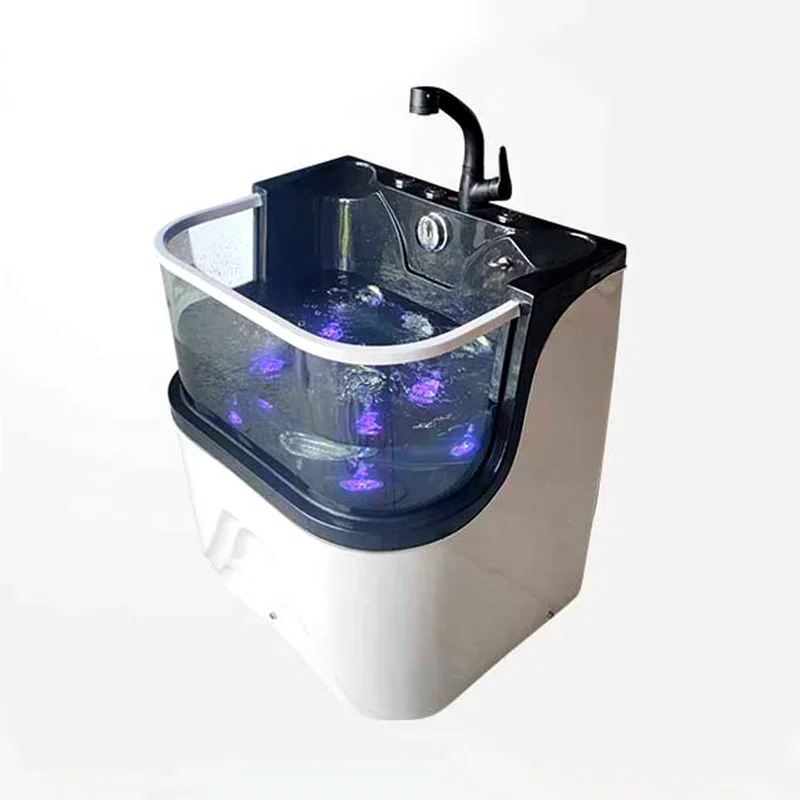 

dog bathtub massage machine pet spa bathtub transparent dense bubbles pet freestanding massage bathtubs ozone spa