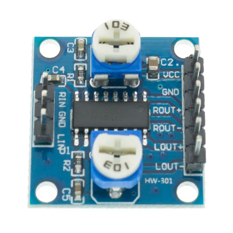 PAM8406 Digital Amplifier Board With Volume Potentiometer 5Wx2 Stereo M70 D72