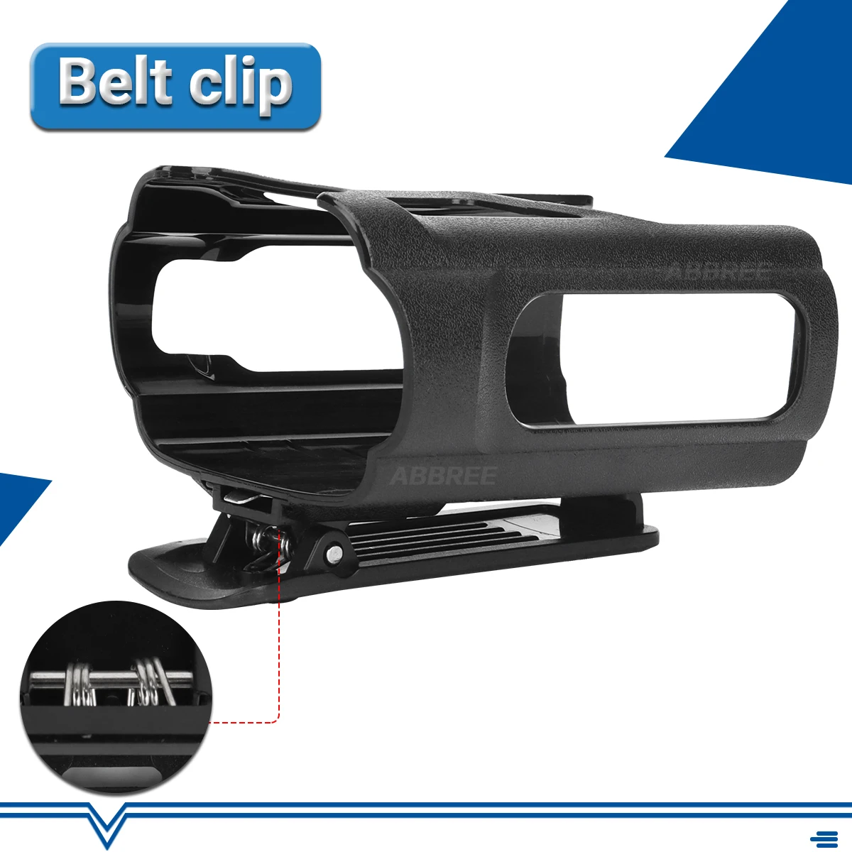 Baofeng Original UV-32 DM-32 Walkie Talkie cinturón Clip Hoster funda UV32 cinturón funda soporte para cinturón para DM32 Radioaficionado bidireccional