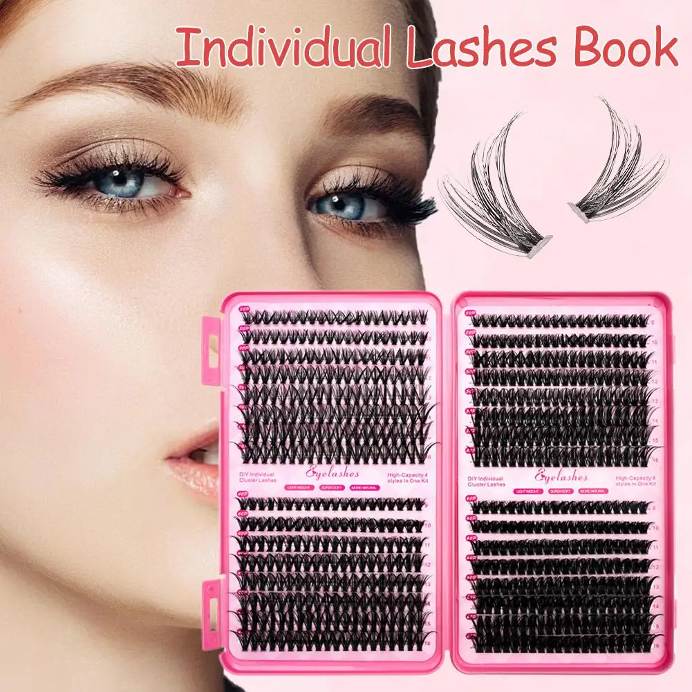Multipack de cils réutilisables, Styles de Volume de fête naturels, maquillage pour les yeux, Kit sensible, confort convivial pour l'artiste, professionnel W7X4