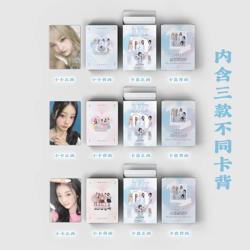 50Pcs/Set ILLIT Idol Girl Group New Album Series Photocards HD Printed Lomo Cards YUNAH MINJU MOKA WONHEE IROHA Fans Gifts