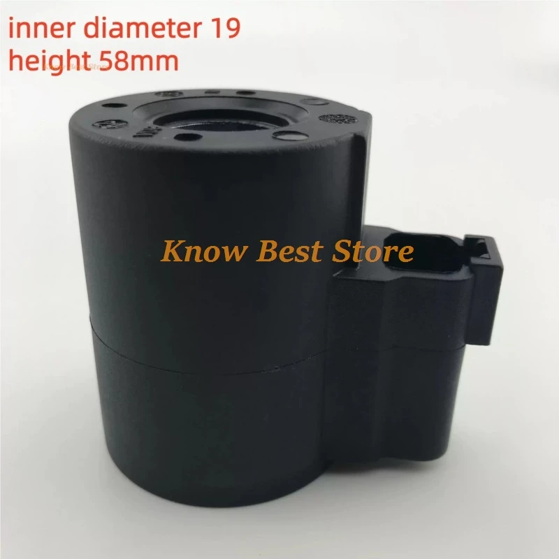 1PCS solenoid valve coil inner diameter 19mm height 58mm Voltage DC12V DC24V High power construction machinery coil