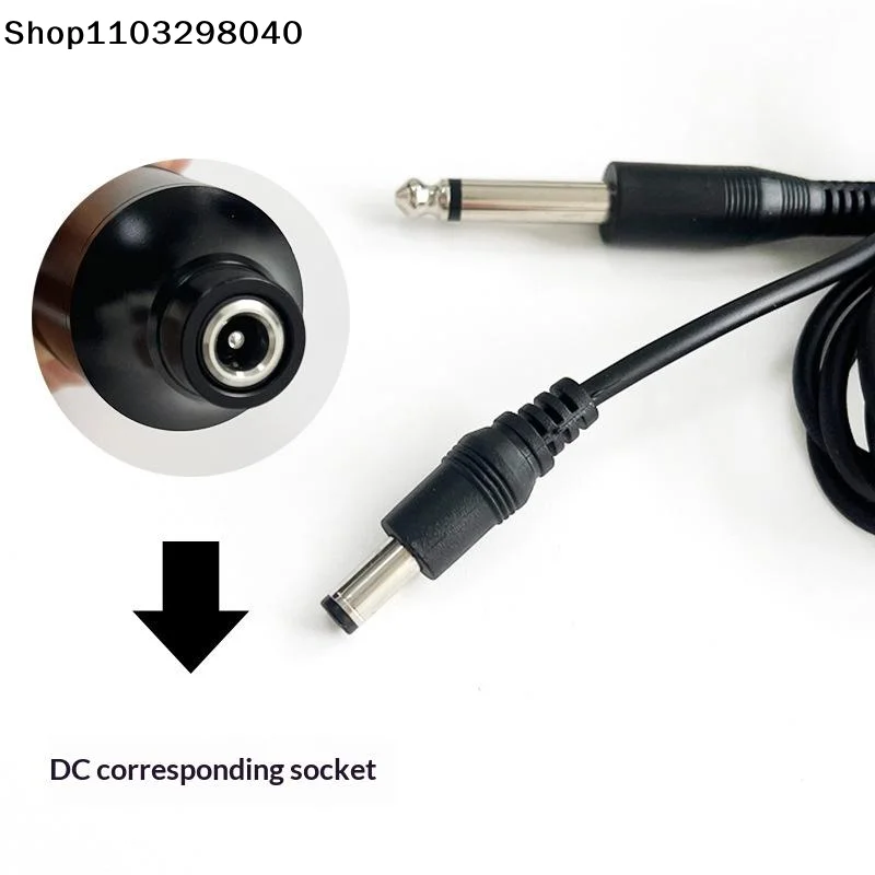 Rotary Tattoo Pen Silicone RCA DC Connector Cord 1pc Soft Flexible Cable for Studio Professional Use