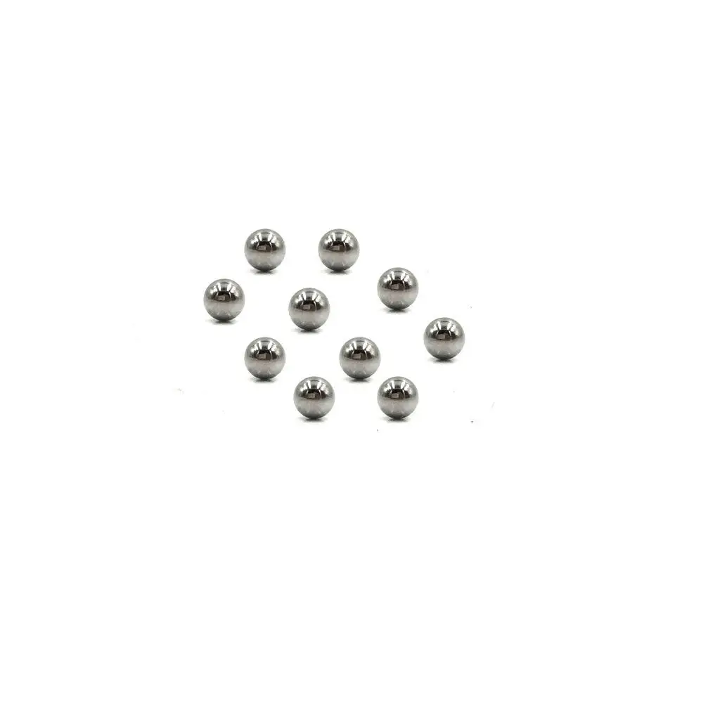 

10pcs Polished Steel Ball Bearings Abrasion Resistant Hub Axis Replacement Balls for Bike Mountain Road Use