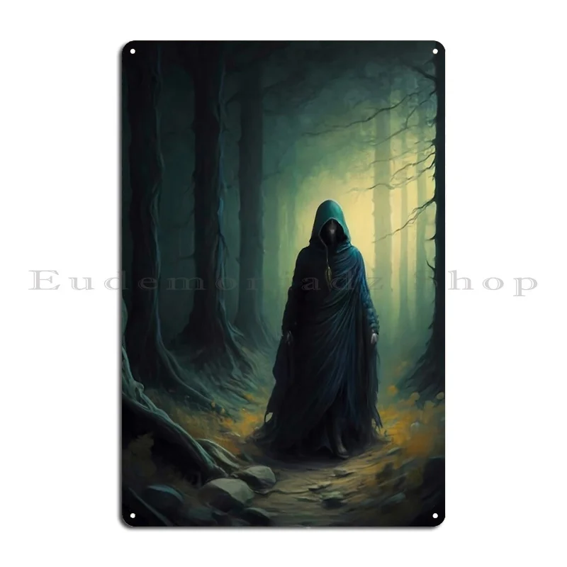 The Nightmare Shadow Stalker Lurks Metal Plaque Plaques Customize Painting Kitchen Wall Decor Tin Sign Poster