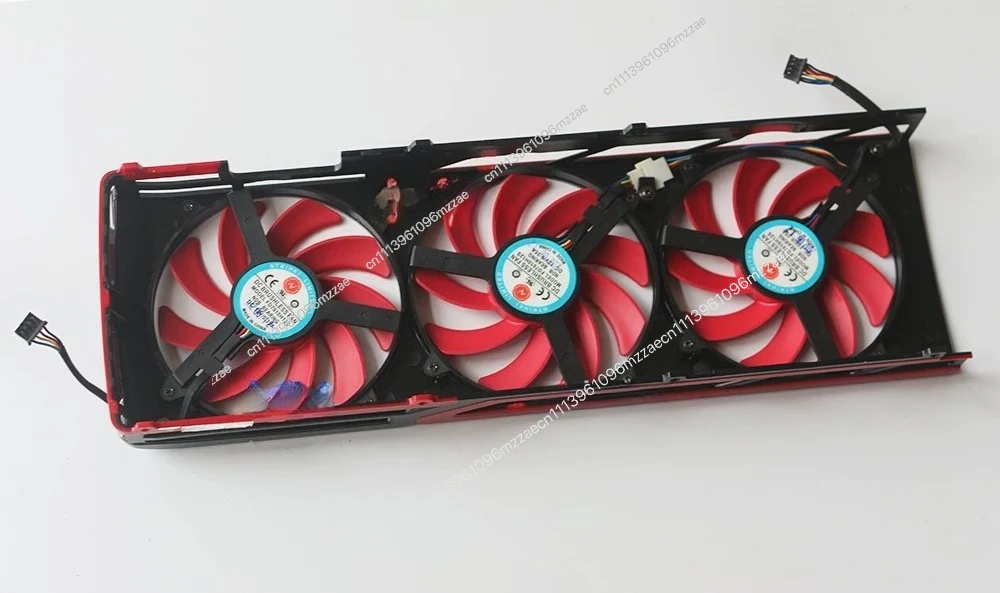 P40 M40 K80 P100 Graphics Card Cooling Modification Three Fan Version 9CM Ultra-thin image 3