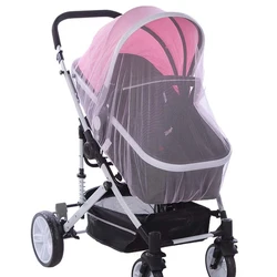 Baby Stroller Mosquito Net Pushchair Cart Insect Shield Net Mesh Safe Infants Protection Mesh Cover Baby Stroller Accessories