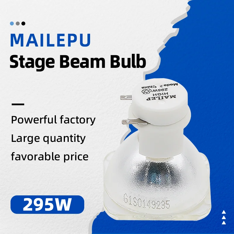 Hot selling 1PCS/Lot 14R Lamp SIRIUS HRI 295W Moving head beam light bulb Replaceable with MSD Platinum Sharpy 14R 295w Lamp
