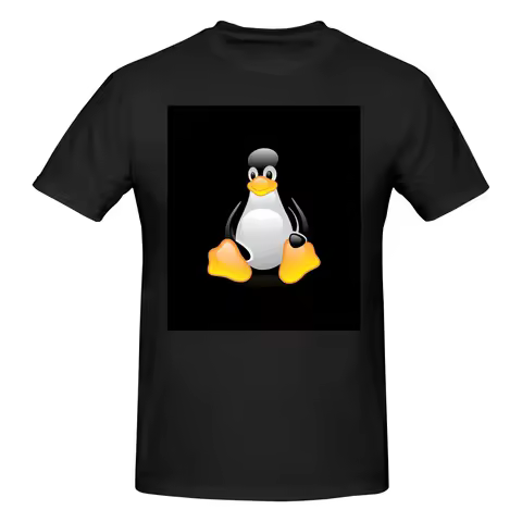 Funny Tux Linux Penguin Men's Printed T-Shirt Unisex T shirtEssential