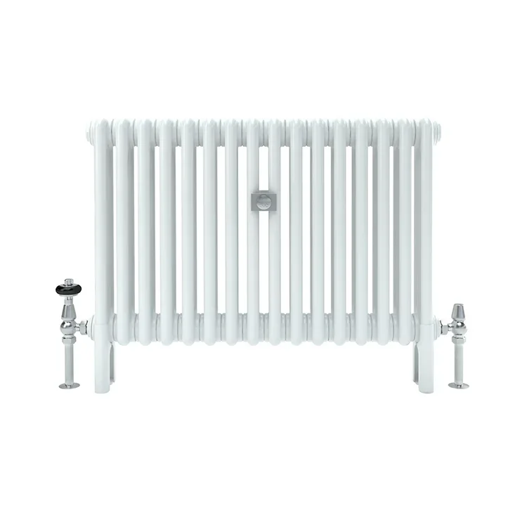 

Horizontal Double Column White Steel Radiator Traditional Radiators for Bathroom,Living Room Kitchen and Bedroom