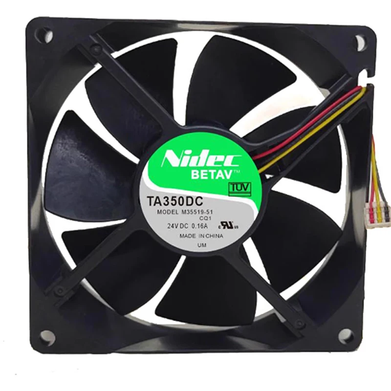 Оригинальный охлаждающий вентилятор для преобразователя TA350DC M35519-51 24V 0.16a 9CM 9025