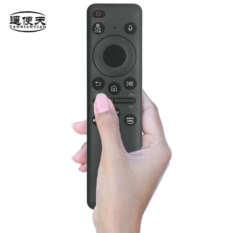 Голосовой пульт дистанционного управления с Bluetooth и солнечной зарядкой BN59-01432E, совместимый с телевизорами Samsung Smart Neo QLED 8K 4K series.