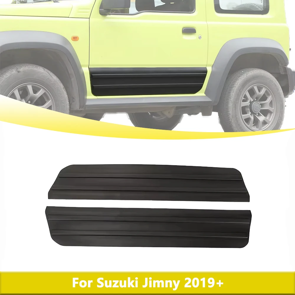 Car Body Exterior Side Door Protect Trim Cover for Suzuki Jimny 2019-2023 Car Doors Panel Anti-scratch Guard Plate Accessories