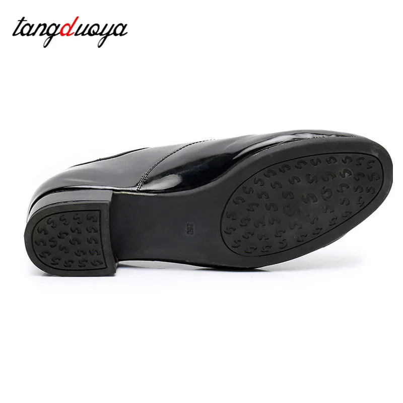 Zapatos de baile profesionales para hombre, zapatos de baile modernos para exteriores, zapatos de baile latino de salón de Tango, zapatillas de deporte de jazz con cordones de cuero para hombre