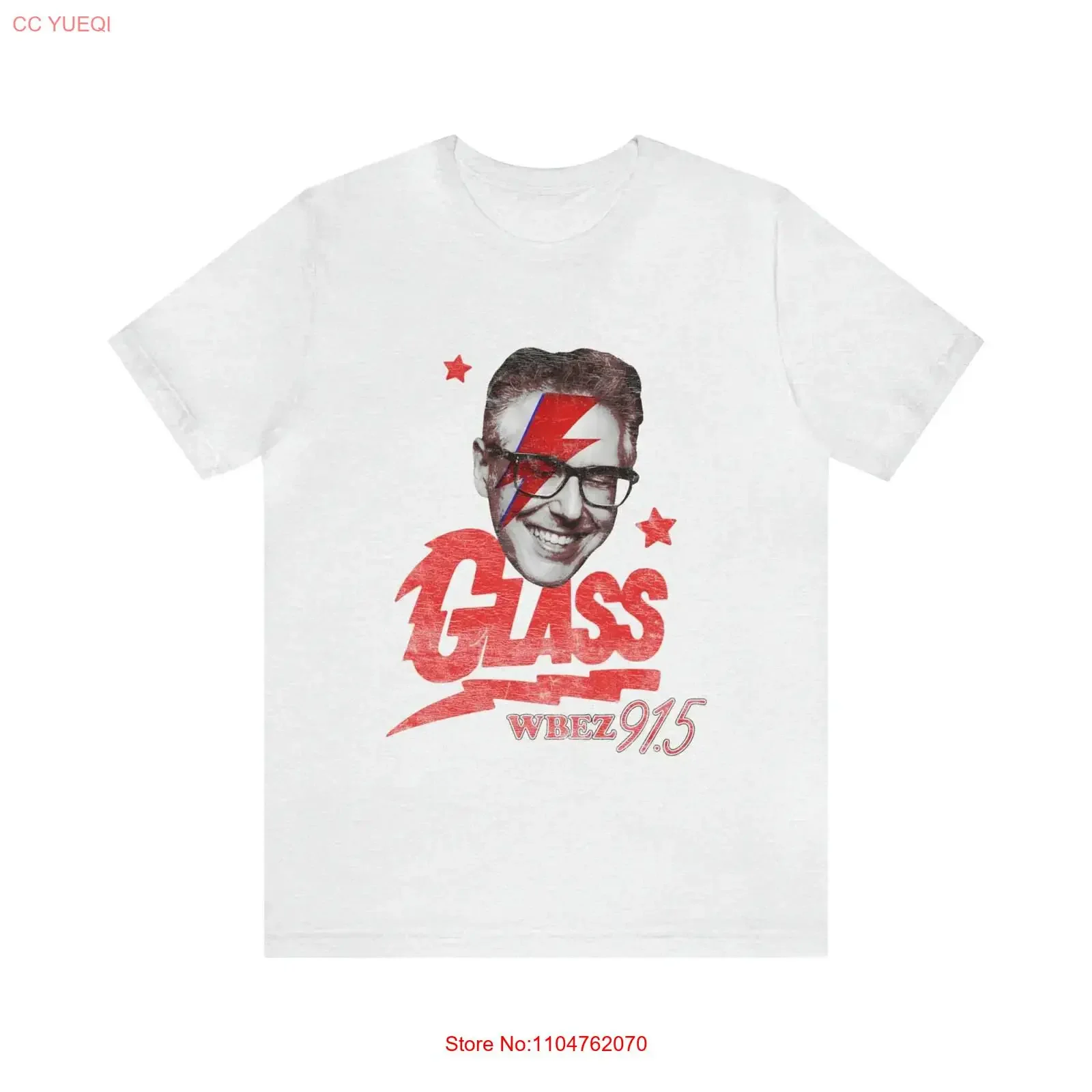 GLASS An Evening With Ira tour t shirt vintage Washed streetwear Breathable Stylish graphic designer clothes Slightly Casual