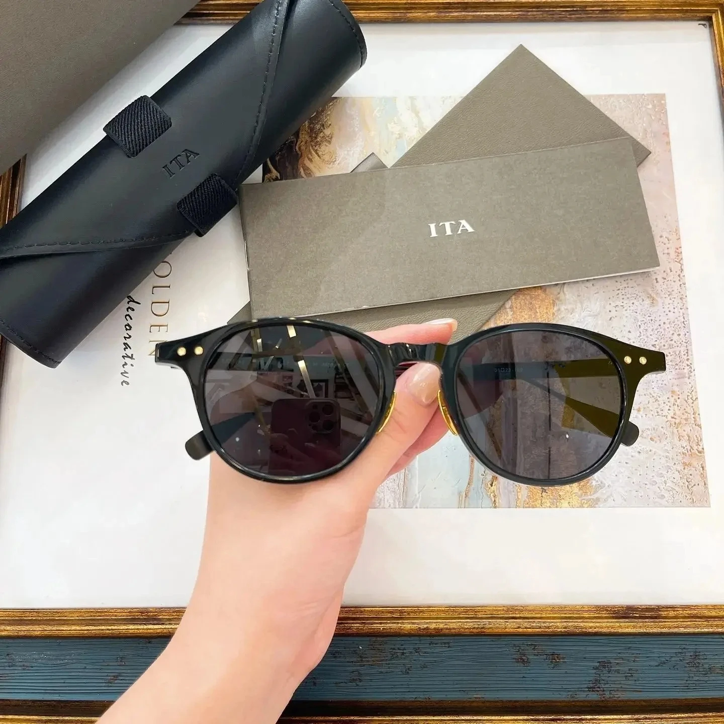 

Original ADITA DTX148 Casual Luxury Acetate+Alloy Frame Men Sunglasses Fashion Premium UV400 Business Retro Women Couple Eyewear