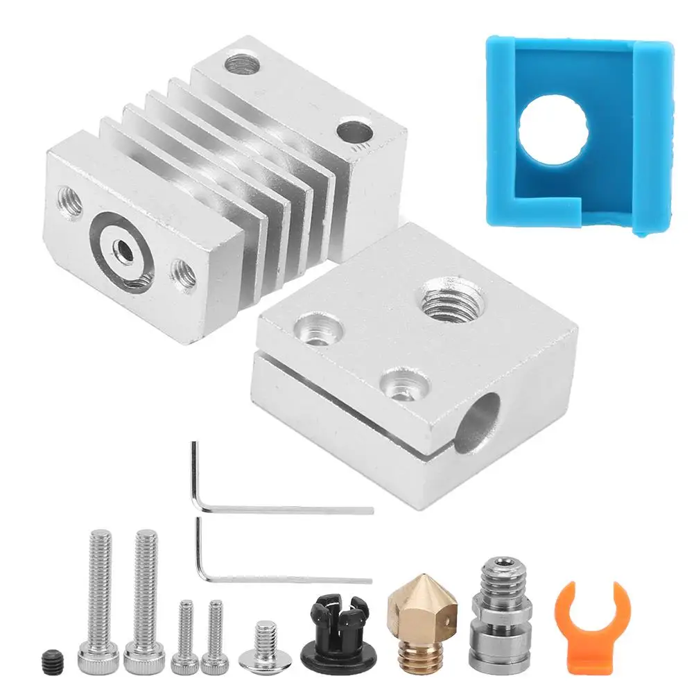 for ender 3 CR-10 3D Printer Extruder Upgrade Kit - Hot End Heating Block Accessories