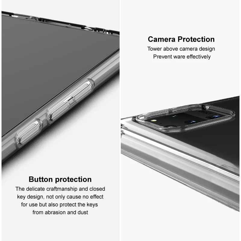 For Pixel 9 Case IMAK UX-5 Series Clear Abrasion Resistant Elastic Soft Case for Google Pixel 9 Pro XL Cover