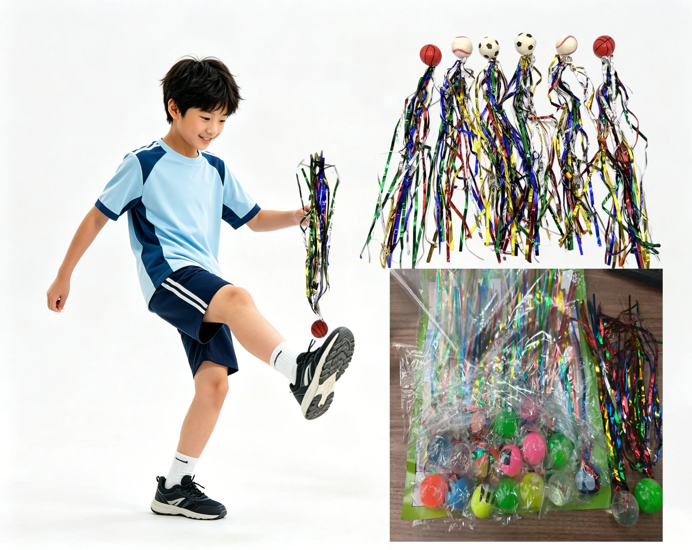 10 Stück goldene Seidenband-Elastikbälle, interaktives Eltern-Kind-Federballspielzeug für Kinder, Katzen, Kau- und Spielzubehör für den Innenbereich, Geschenk