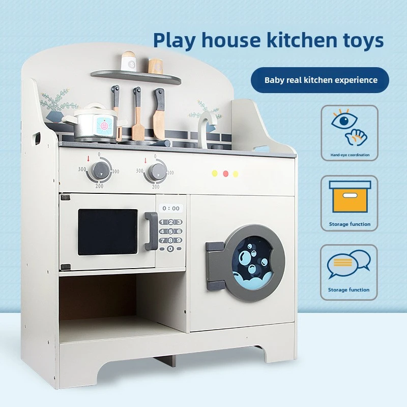 

Обучение Монтессори, детская игрушка-головоломка, деревянные кухонные игрушки, миниатюрная еда, аксессуары для кукольного домика, набор горшков для приготовления пищи, социальные игры