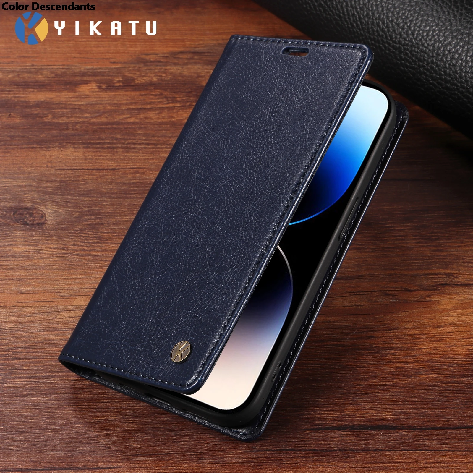 Кожаный флип-чехол с магнитным слотом для карт и подставкой для Samsung Galaxy F23 F32 5G J5 2016 J415 J4 Prime Plus J330 J310 J3 J120 j1