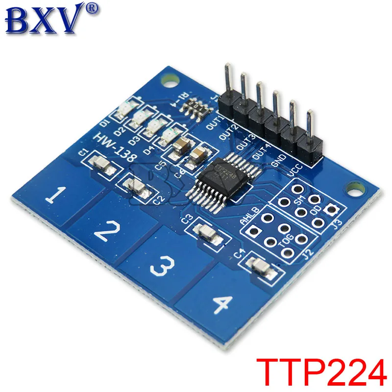 TTP223/TTP223B/TTP224/TTP226/TTP229 Digital Touch Switch Sensor Digital 1/4/8/16 Channel Micro Touch Key Capacitor Module Board