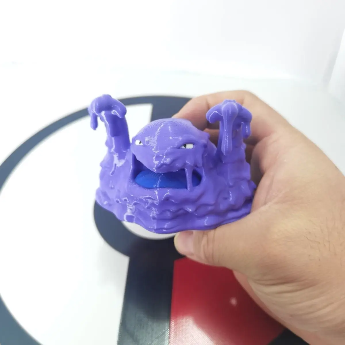 3d Printing 1:20 Pokemon Anime Figure Muk Scale World Pvc Model Objects Desktop Collection Ornament Doll Kids Halloween Toy Gift