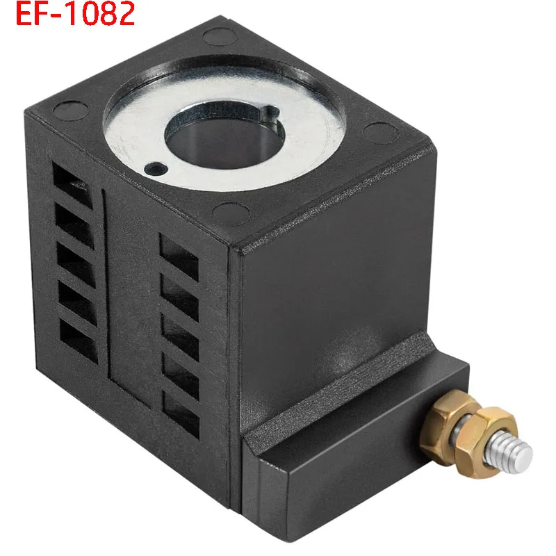 Deltrol EF-1082 10196-61 10196-60 Solenoid Coil, 12V DC, 16W, Single Stud, Fits SPX Fenner Stone Power Unit