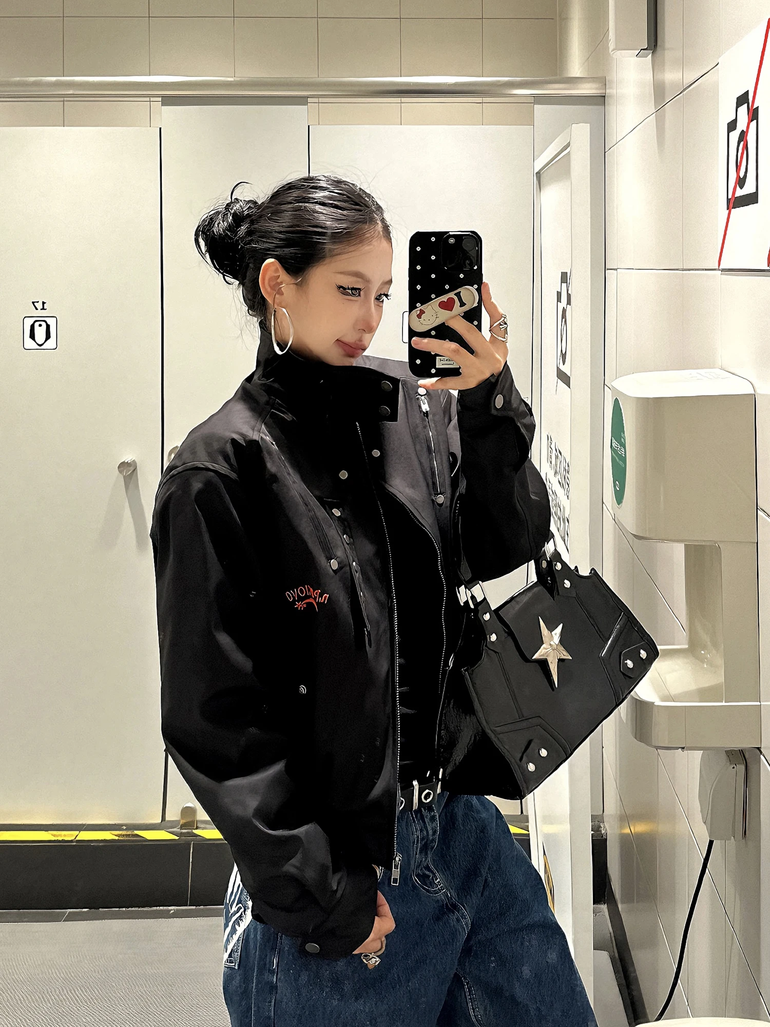 

Женская модная теплая верхняя одежда с вышивкой, пальто-пилот на пуговицах со стоячим воротником, ретро-стиль, рабочая одежда, смесь хлопка, утепленное, осеннее