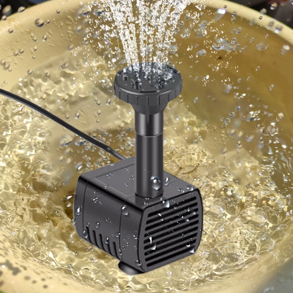 Kit de bomba de estanque de fuente Solar con boquillas, bomba de agua de fuente alimentada por energía Solar, bomba de estanque Solar para estanques de baño de pájaros, pecera de jardín
