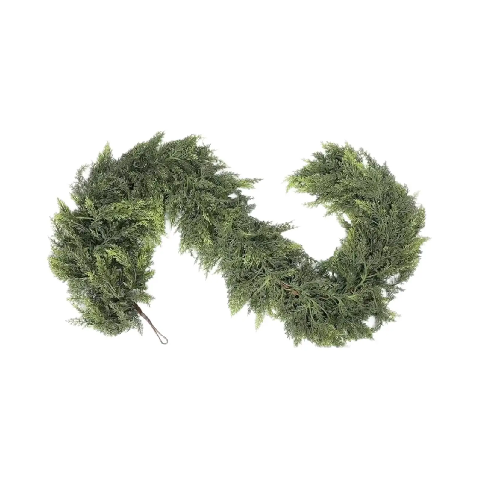 Guirlanda de natal decoração de natal ornamento verde planta artificial para lareira jardim mesa corredor peça central festa casa