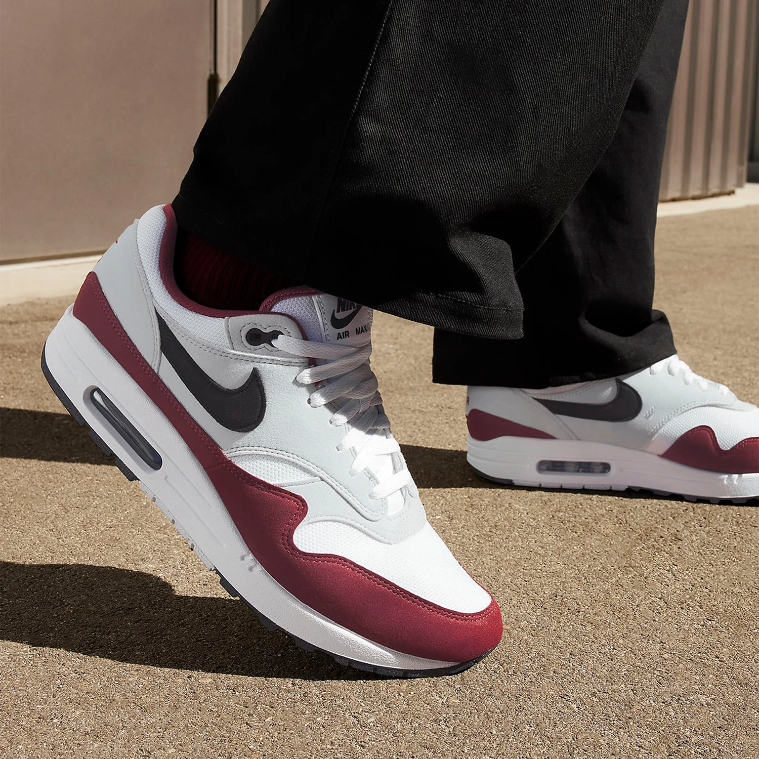 Оригинальные мужские повседневные туфли Nike Air Max 1, на воздушной подушке FD9082-106