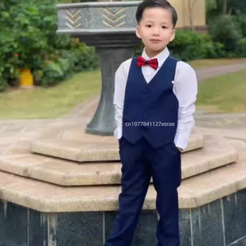 سترة رقص الجاز للأولاد على طراز الأكاديمية، سترة سوداء للأطفال، مجموعة أداء برنامج الرقص الجماعي، مجموعة ألوان ثابتة