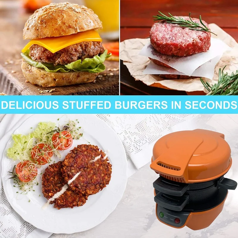 Hamburger Press Patty Maker Hamburger Press Multifunction Burger Maker For Egg Stuffed Burgers Beef Burger EU Plug