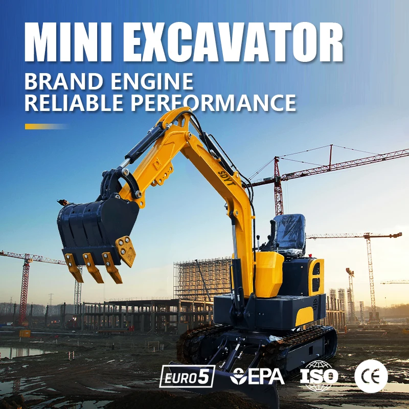 Hoge Kwaliteit Kleine Hydraulische Rupsgraafmachine Verkoop 2 Ton Boomgaard Boerderij Trencher Aangepaste 1800 KG Mini Track Digger Groothandel