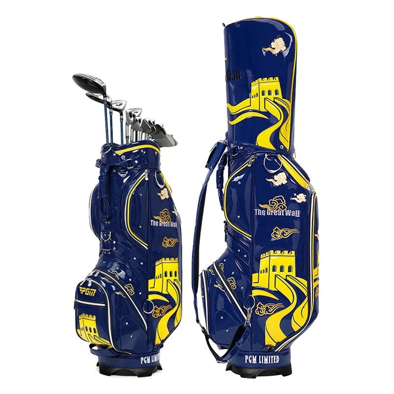 PGM Golf Bag Adult Embroidery Waterproof Personalized Standard Pack Durable Large Capacity Can Hold 13-14 Clubs