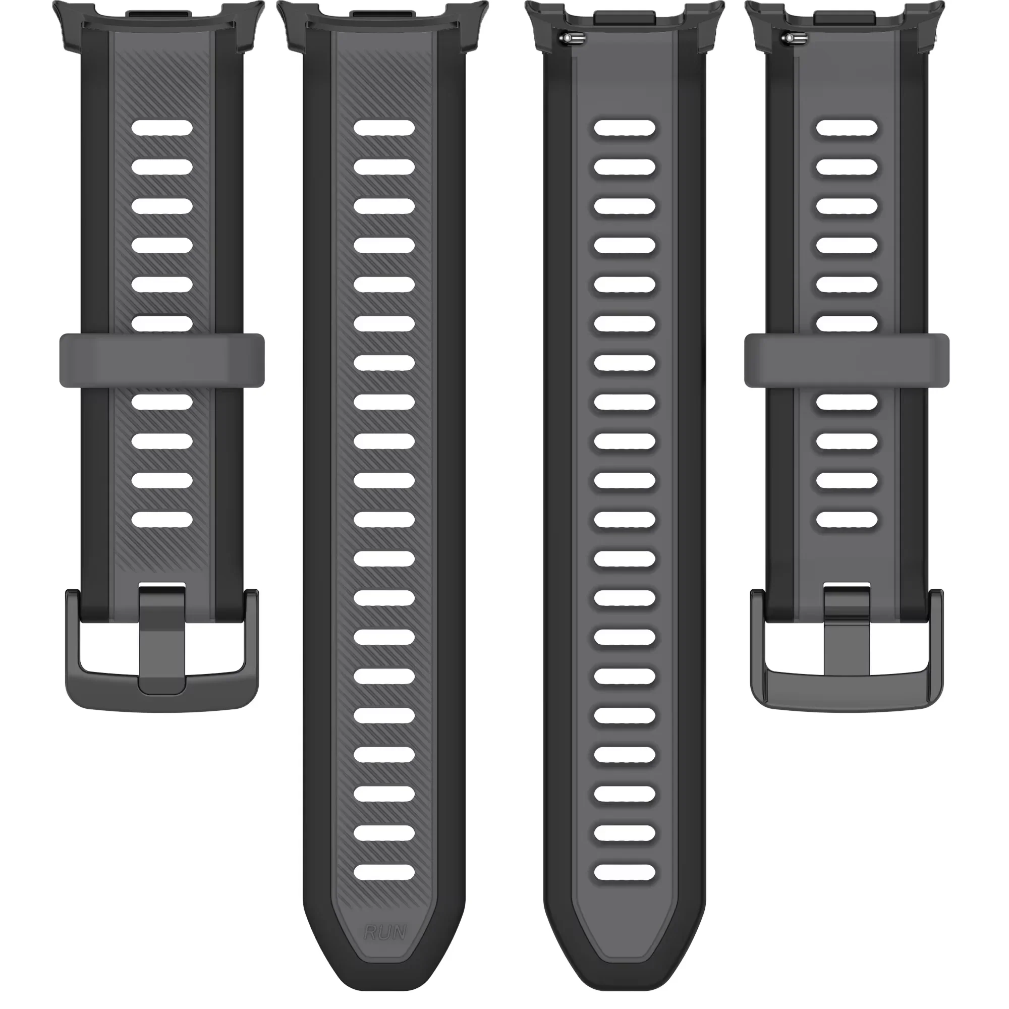 Sports Silicone Strap For Samsung Galaxy Watch Ultra 2025 47mm Two-Tone Bracelet Galaxy Watch 8 44/40mm 8 Classic 46mm Watchband