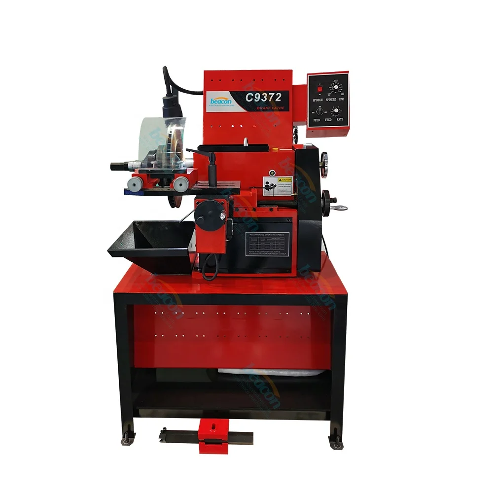 C9372 fastest off car brake lathe brake disc skimming machine automatic brake disc and drum lathe machine