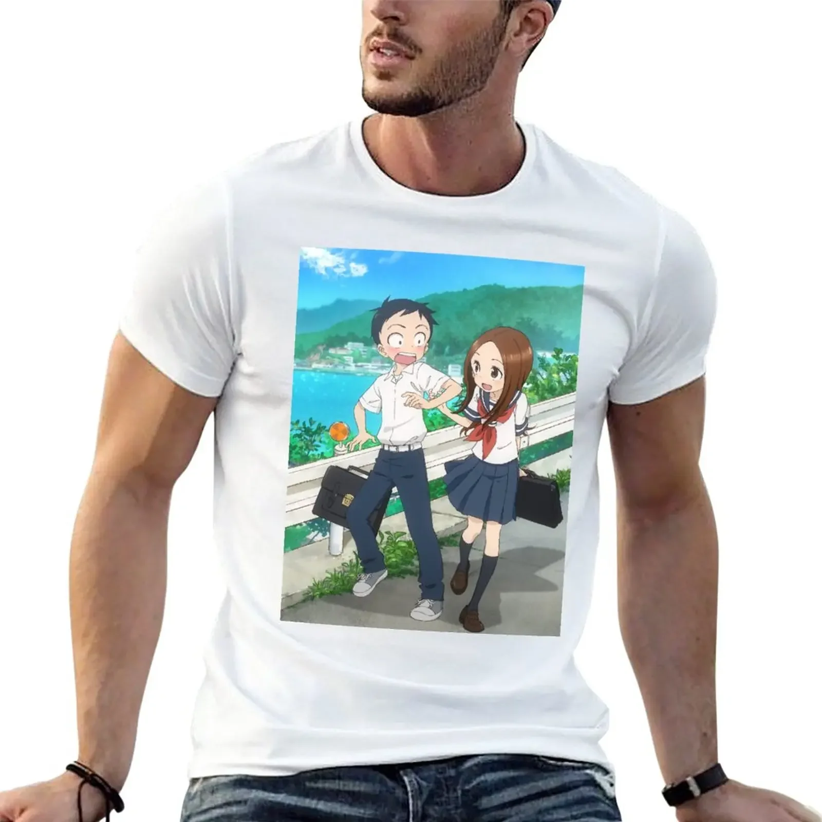 Karakai Jouzu no Takagi-san T-Shirt for a boy funnys customizeds mens funny t shirts