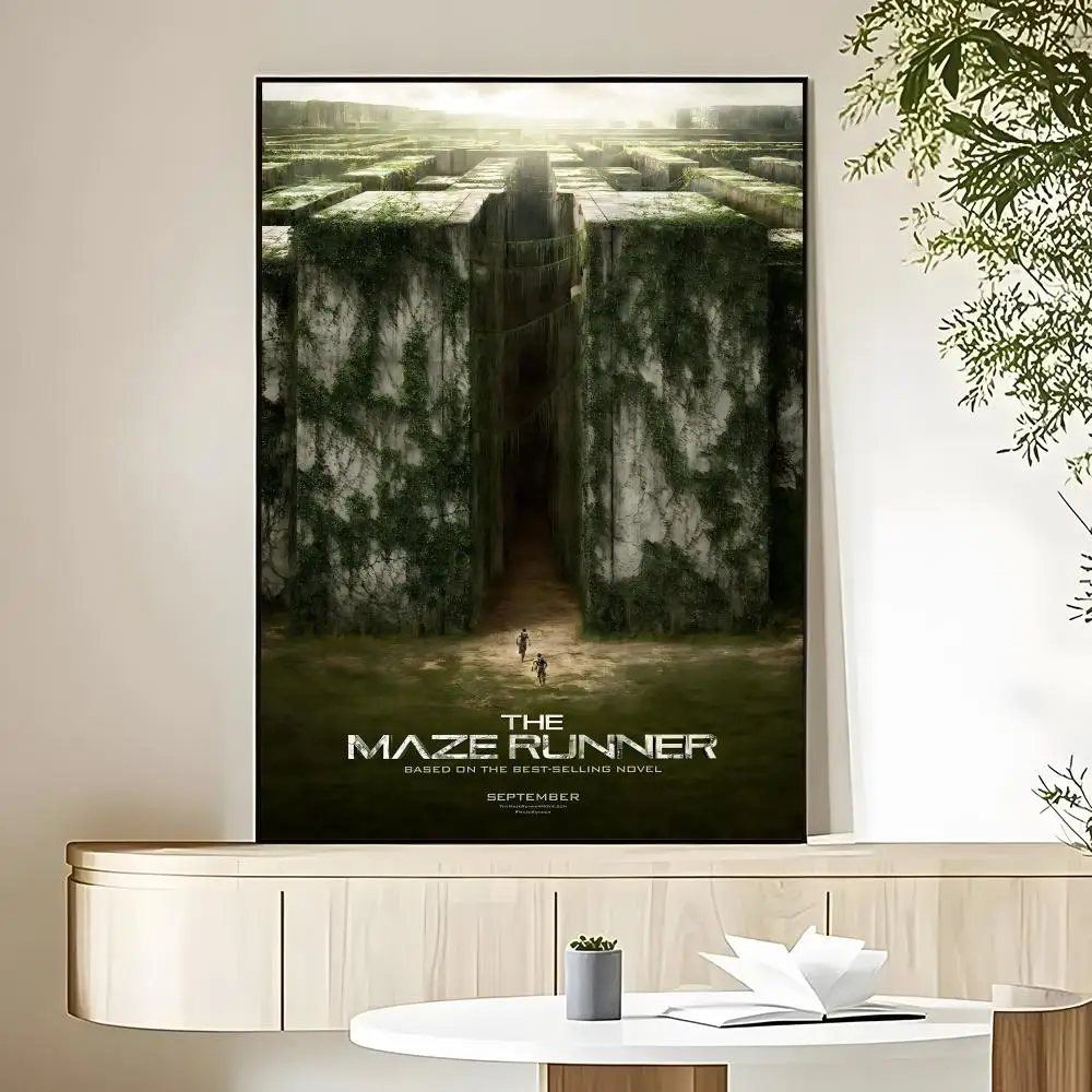 Movie The Maze Runner Series Poster HD Art Sticky Wall Waterproof Home Living Room Bedroom Bar Aesthetic Decoration