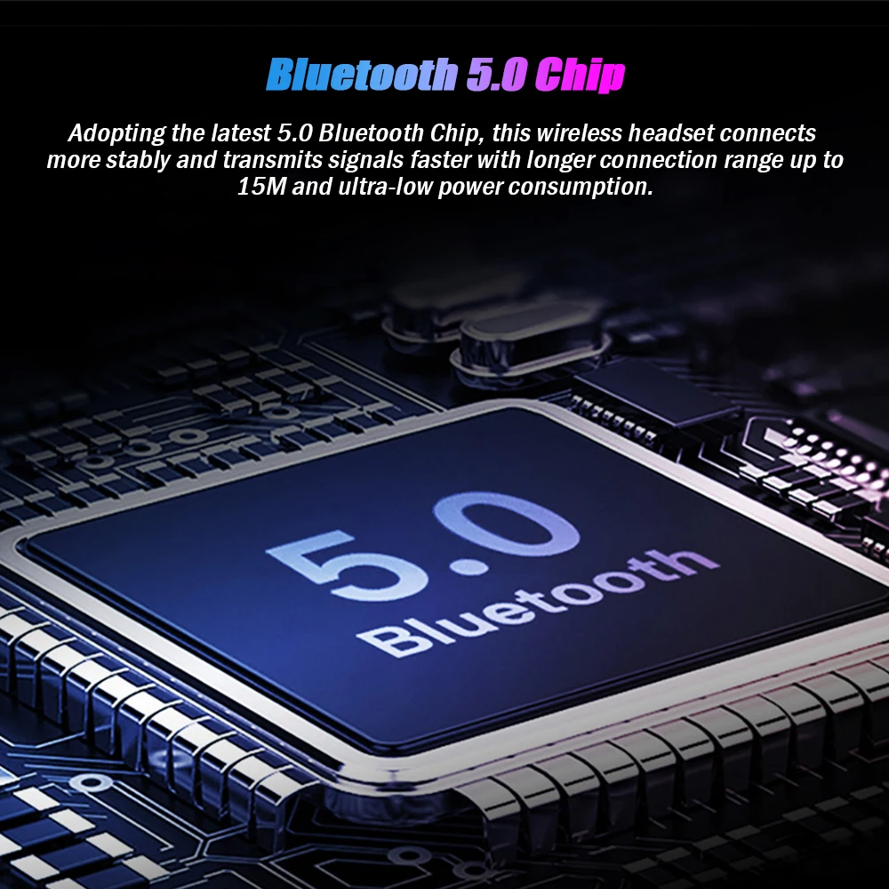 M70 سماعة لاسلكية تعمل بالبلوتوث 5.0 سماعة الأذن هوك ستيريو الصوت الموسيقى سماعة مقاوم للماء واحدة الأذن في الأذن اللاسلكية الأعمال سماعة