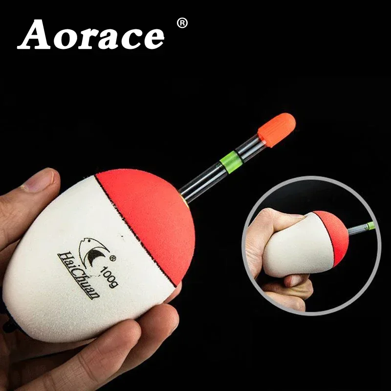 Aorace 1Pcs Fishing Float High Quality EVA Luminous Float Fish Bait for Sea Fishing Carp Fishing Tackle Accessories Plastic