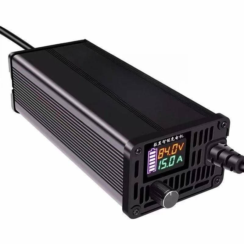 Adjustable lithium battery charger 48V60V72V71.4V2A-15A polymer