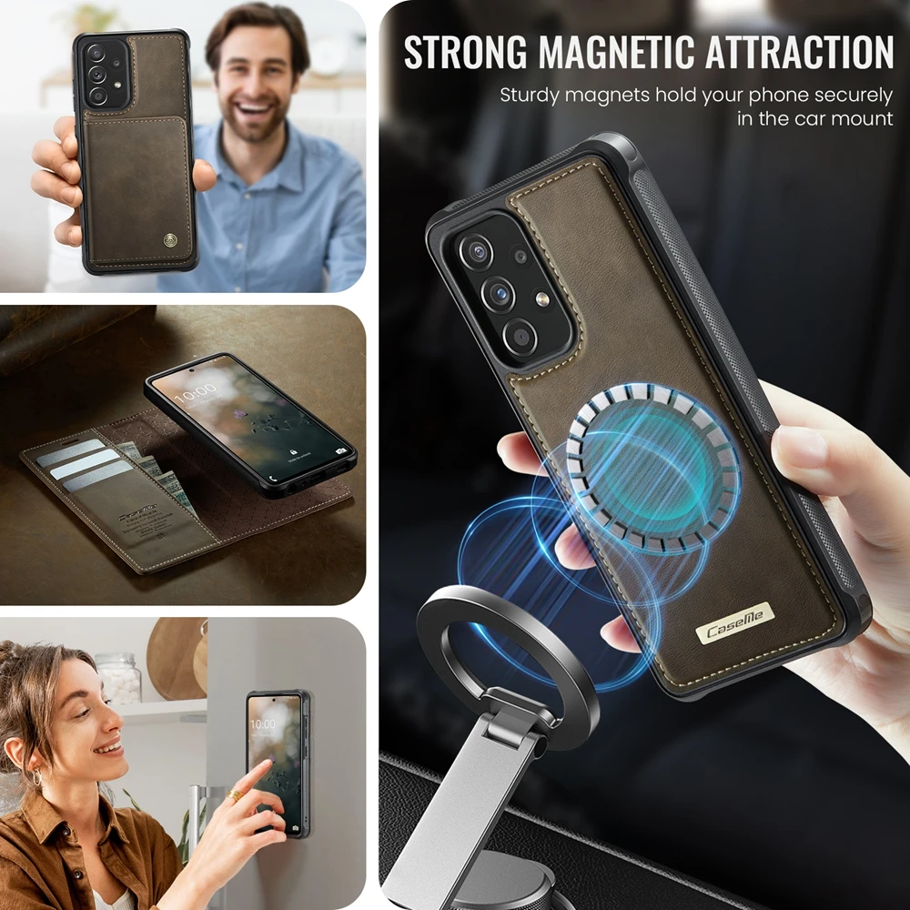 เคสหนังแม่เหล็กแบบพับได้ 2 in  - Phone Cases For Samsung A14 บทวิจารณ์และราคา