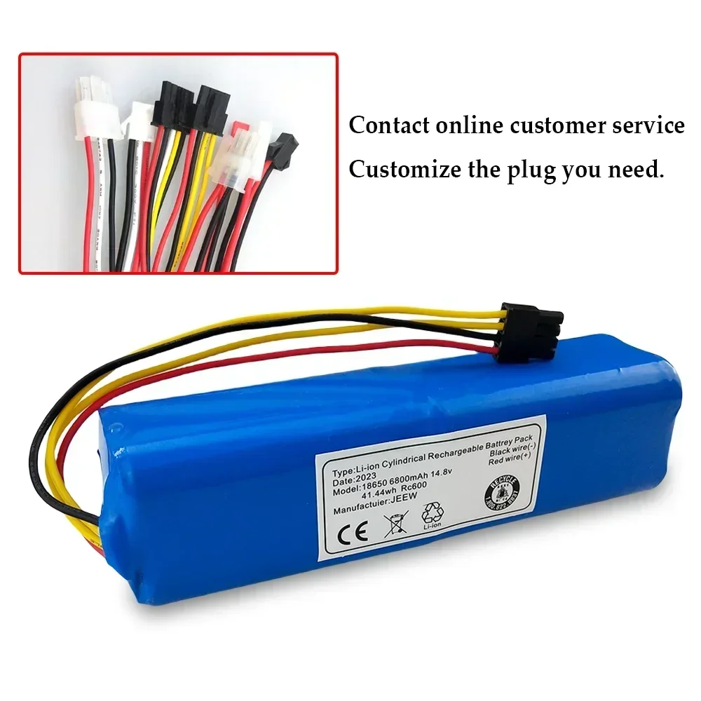 100% Original D099-4S2P Battery Replacement For Xiaomi Mi Robot Vacuum-Mop 2 Pro Vacuum-Mop 2 MJSTS1 C101 MJSTP 6800mAh