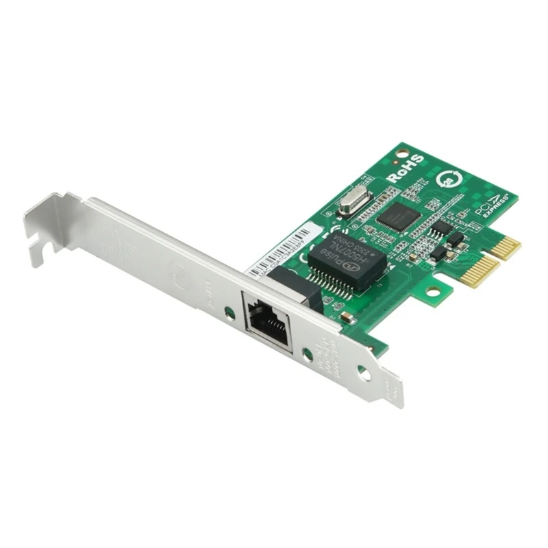 PCIe Gigabits Networks Card Single RJ45 Ethernet Adapter with I210AT Chip Card 10/100/1000Mbps PXE for PC